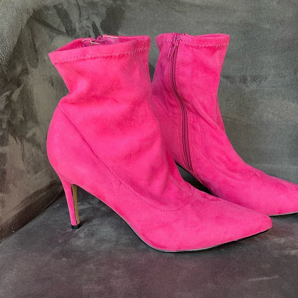 ASOS Faux Suede Ankle Boots - Picture 1 of 1
